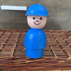 Vintage Fisher-Price Ride-On School Bus 983 Driver Figure 1983 Millennial